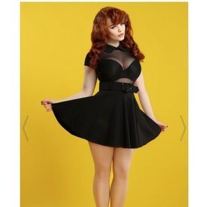Collectif Maineline Adore Skater Dress NWT UK14